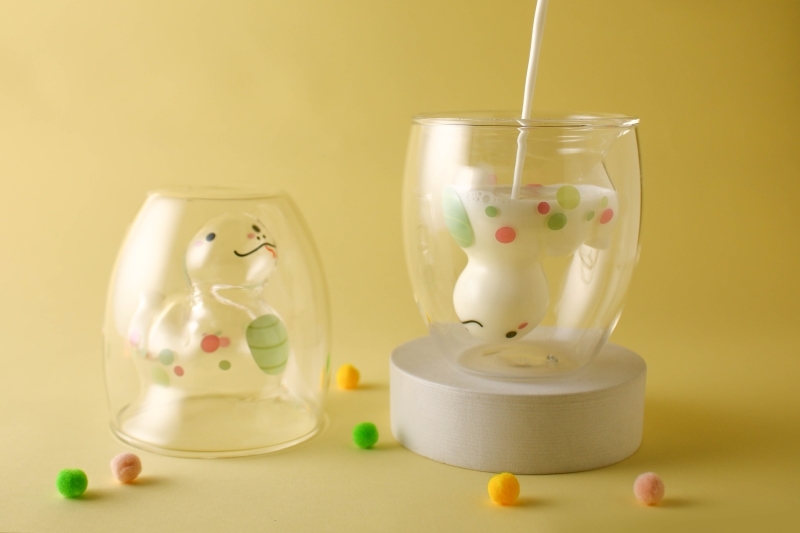 好玻12生肖系列 — 蛇寶造型雙層玻璃杯