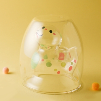 好玻12生肖系列 — 蛇寶造型雙層玻璃杯