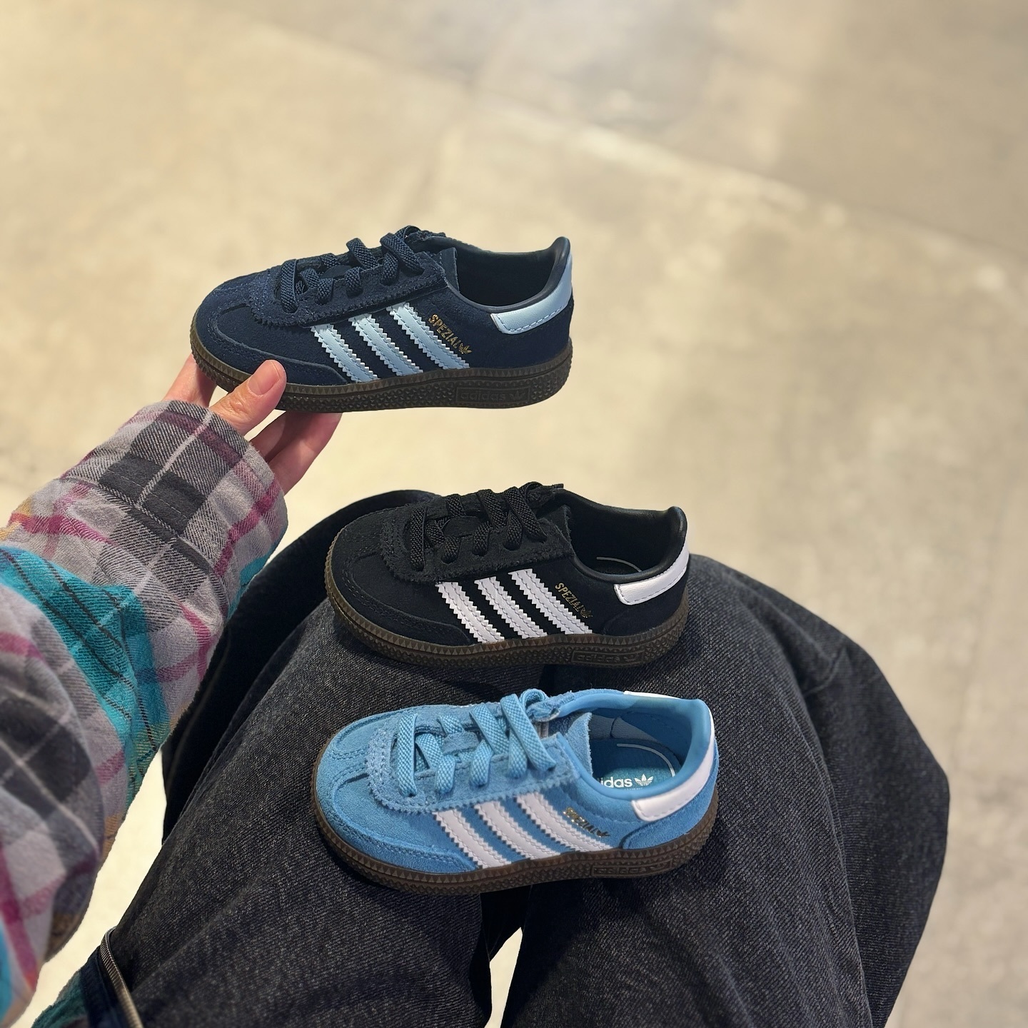 Adidas Originals Handball Spezial CF 日本新款 寶寶藍 深藍 小童 童鞋 JI2900 JI2899