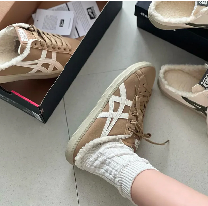 Onitsuka Tiger 鬼塚虎 DD Trainer Sabot 復古 德訓鞋 毛絨穆勒鞋 懶人鞋 1183C087-200 1183C087-201