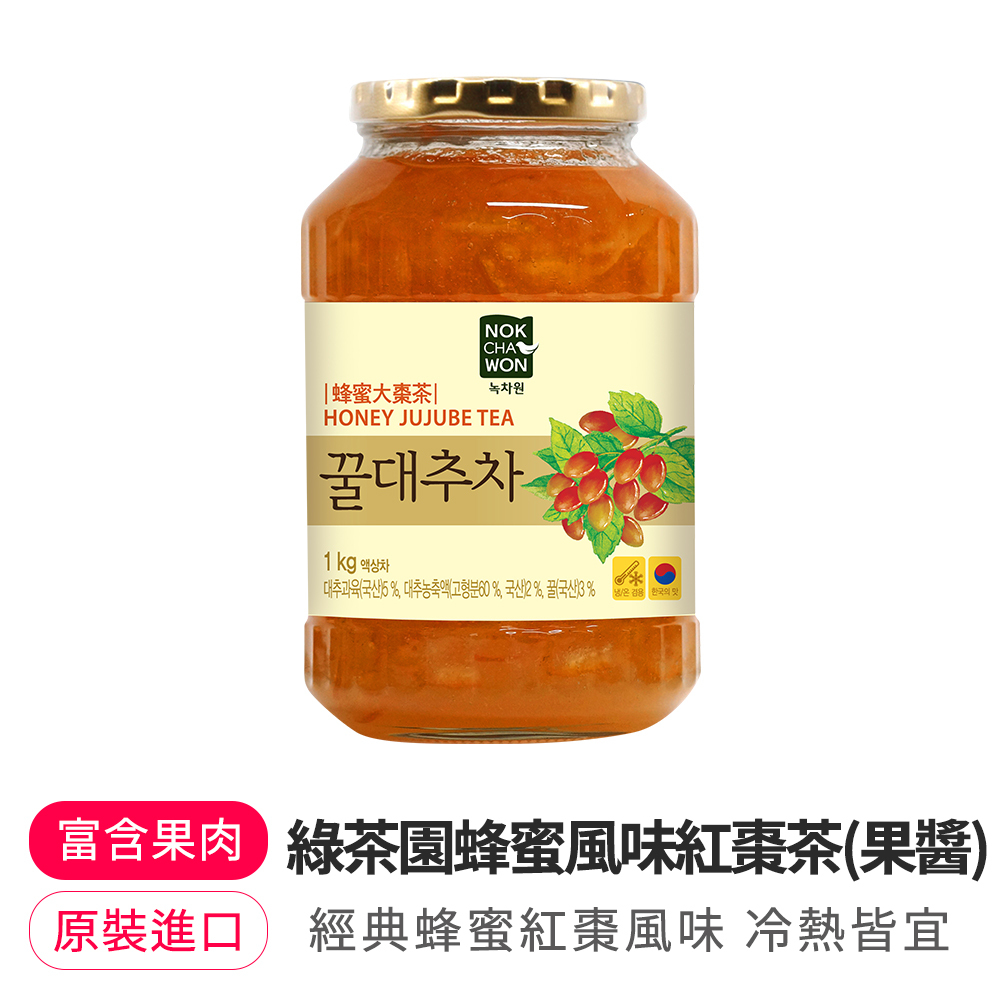 【BK SHOP】綠茶園蜂蜜風味紅棗茶(果醬)1kg