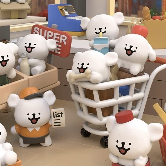 MALTESE 線條小狗 便利商店系列 迷你公仔 盲袋 擺設 / 預購