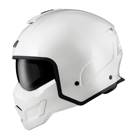 ASTONE SK6 亮光白 素色 複合式帽款