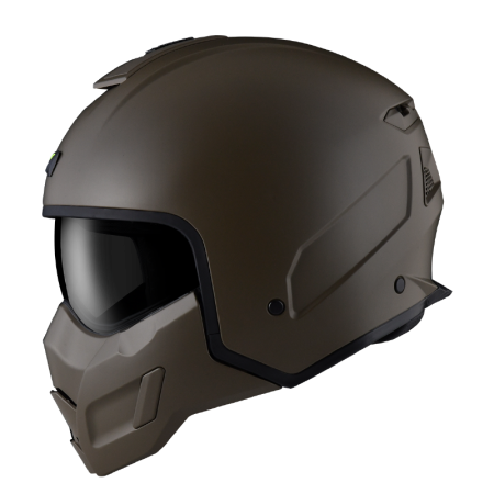 ASTONE SK6 平軍綠 素色 複合式帽款