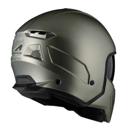 ASTONE SK6 平黑銀 素色 複合式帽款