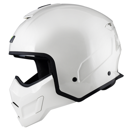 ASTONE SK6 亮光白 素色 複合式帽款