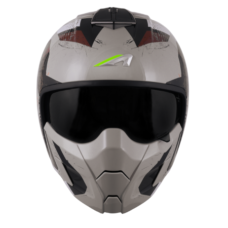 ASTONE SK6 卡其/VA1棕 彩繪 複合式帽款