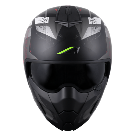 ASTONE SK6 平黑/VA1紅 彩繪 複合式帽款