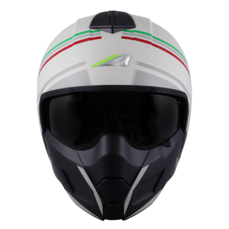 ASTONE SK6 平暖灰/VA2義大利 彩繪 複合式帽款