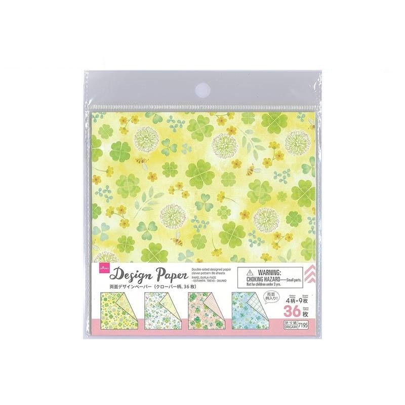 雙面折紙玩具/幸運草 36入