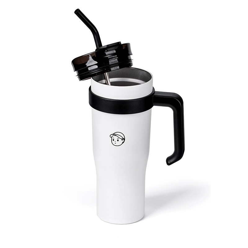 Finerworld 巨無霸吸管高身保溫杯 1.25L