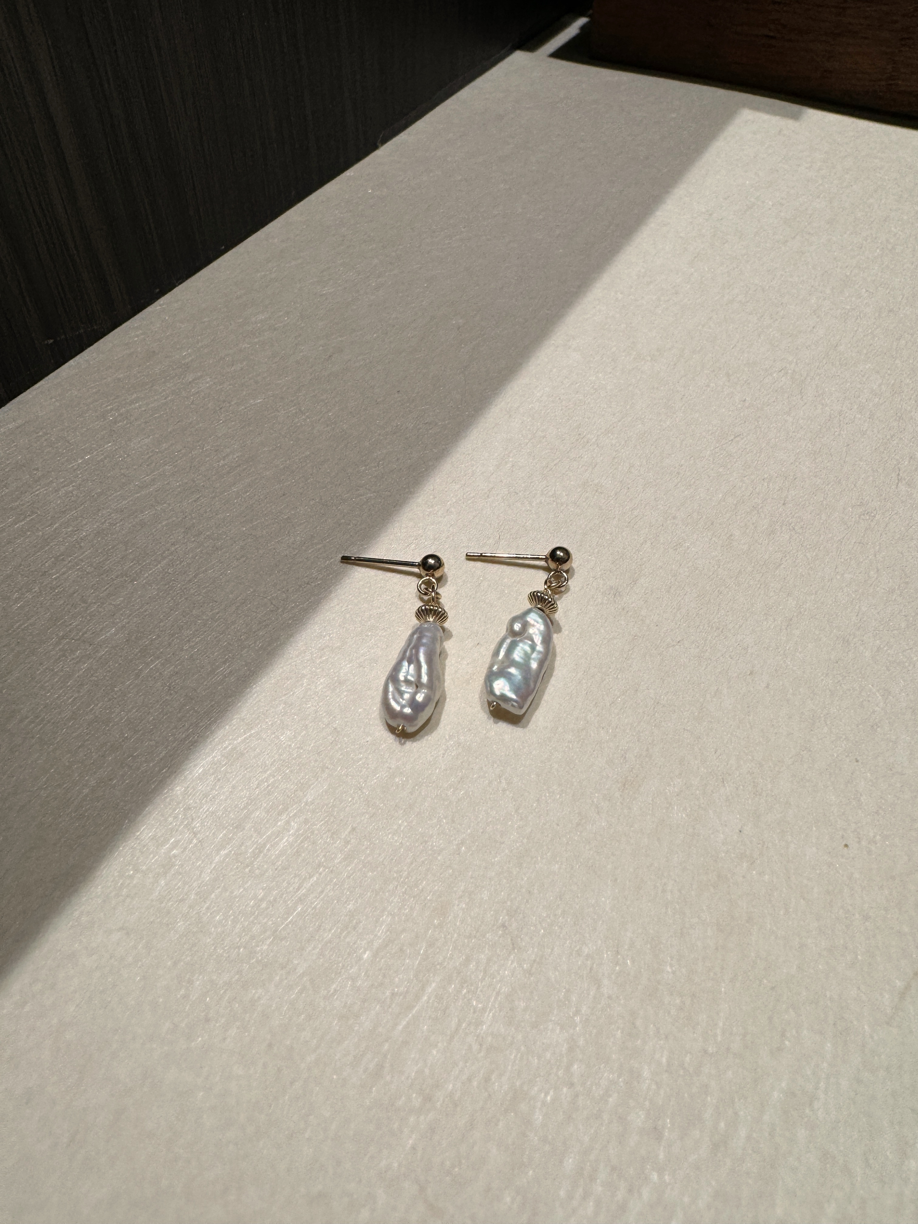 復古巴洛克珍珠耳環