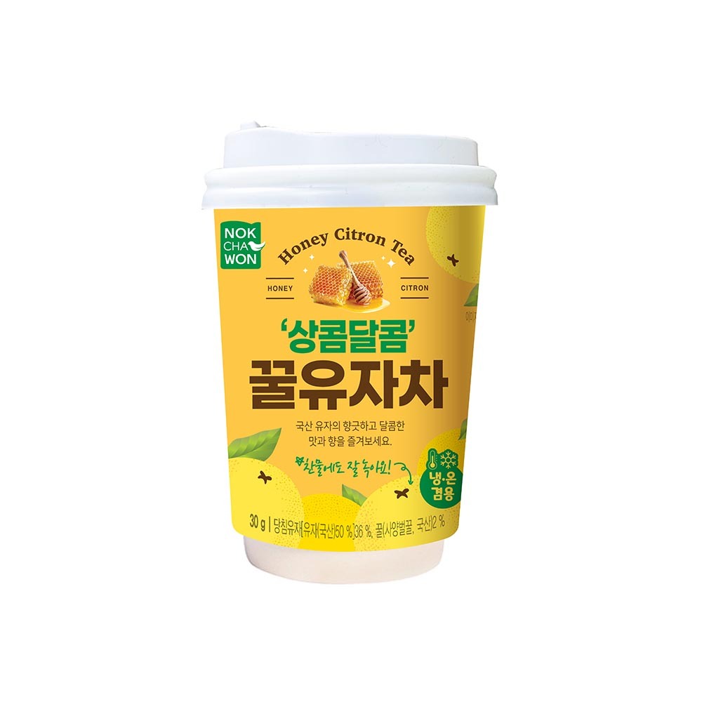 【BK SHOP】綠茶園蜂蜜風味柚子茶(杯)(30g*4)