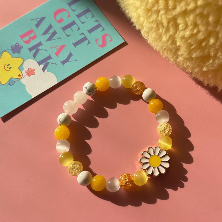 泰國 letsgetaway 幸運石手環 LOVELY DAISY