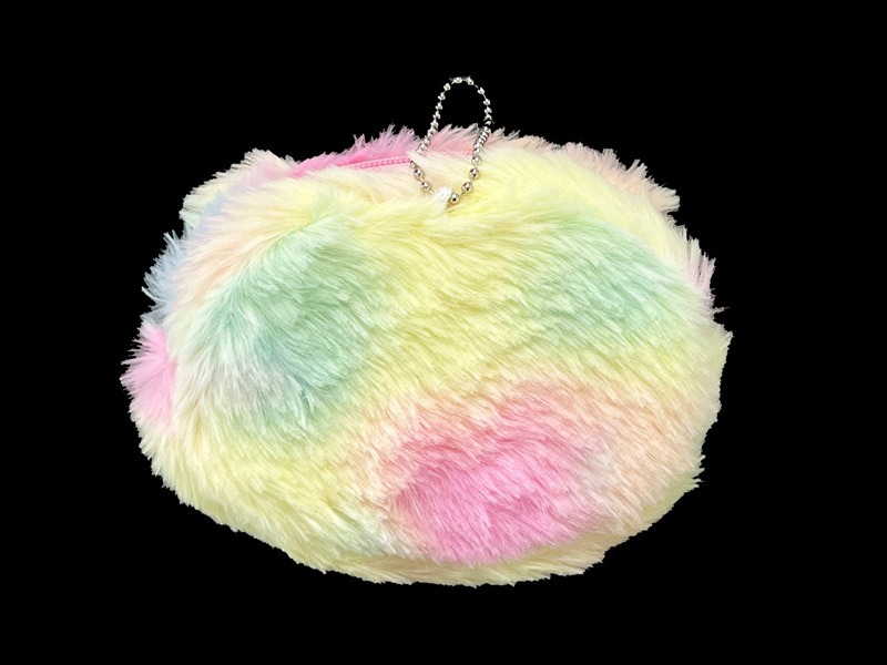 日本 Sanrio 幻彩毛毛頭形拉鏈袋