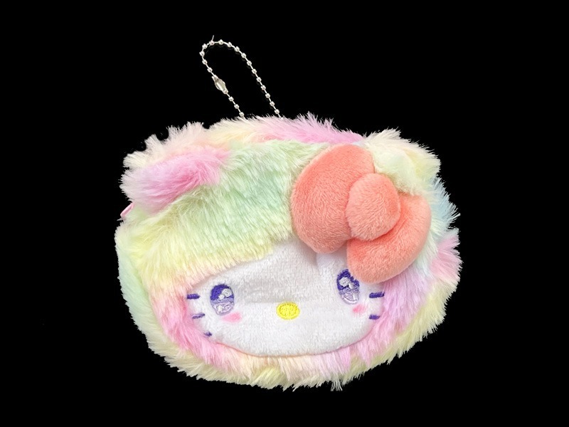 日本 Sanrio 幻彩毛毛頭形拉鏈袋