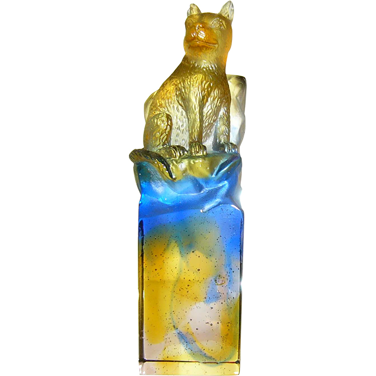 鹿港窯禮品館│十二生肖琉璃印章方印|客製手工篆刻|開運招財、升遷賀禮、彌月珍藏