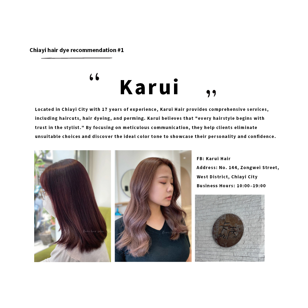 Chiayi hair coloring recommendation #1: Karui