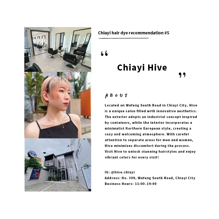 Chiayi hair coloring recommendation #5: Hive