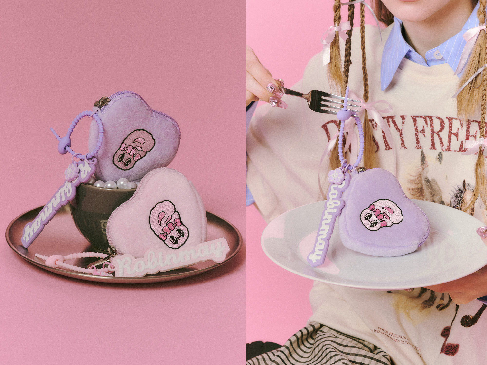 ■ROBINMAY■RM x Esther Bunny 小銭入れチャーム/送料込 Esther Bunny｜ROBINMAY official (RM)