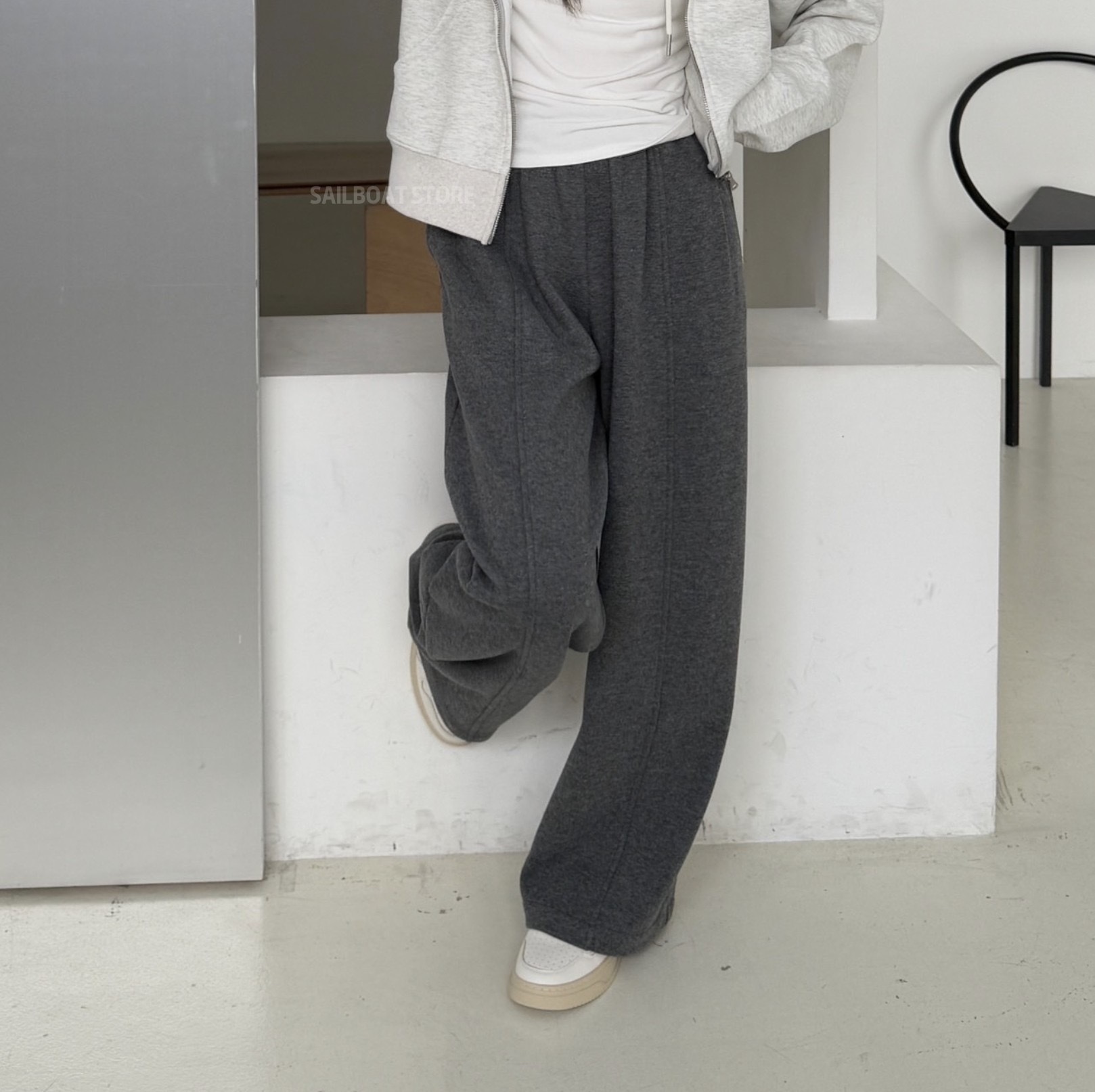 #現貨商品 降溫必備‼️毛呢垂感羊絨褲 2色