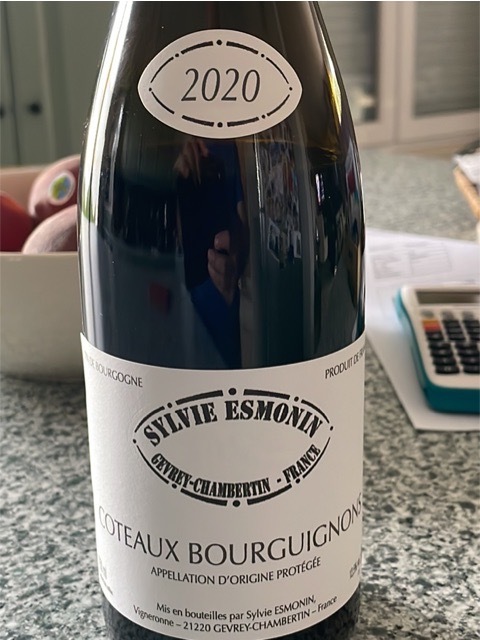 Sylvie Esmonin Coteaux Bourguignons 2022