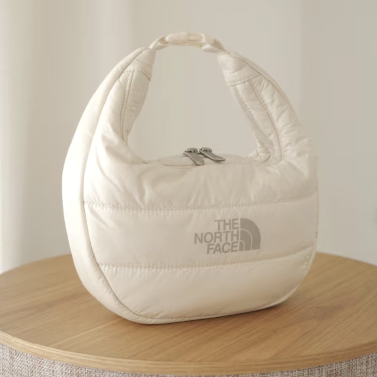 ★THE NORTH FACE★ White Label New Hobo Bag Large WHITE SAND THE NORTH FACE New Hobo Bag Mini 3用軟棉棉流浪包