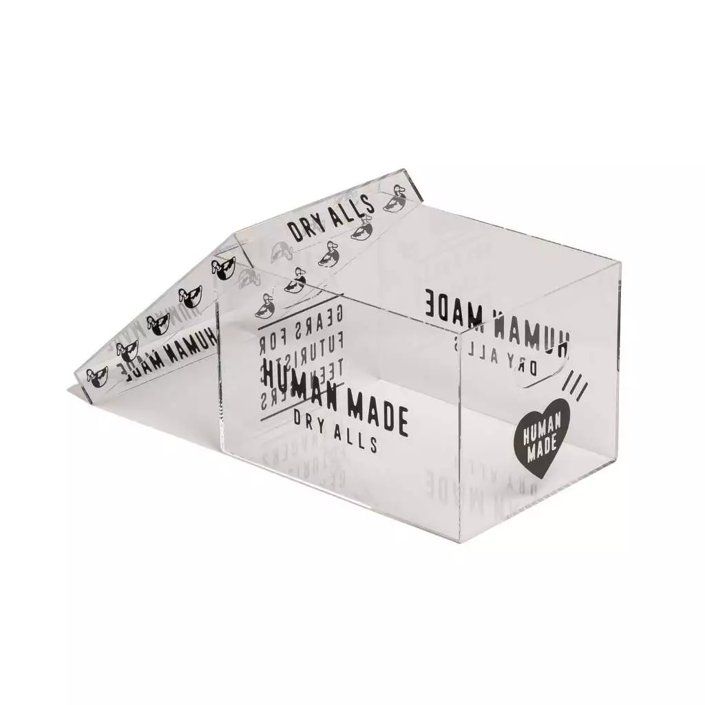 その他 HUMAN MADE ACRYLIC FILE BOX 2024AW HUMAN MADE ACRYLIC FILE BOX 愛心鴨子透明整理箱收納箱現貨