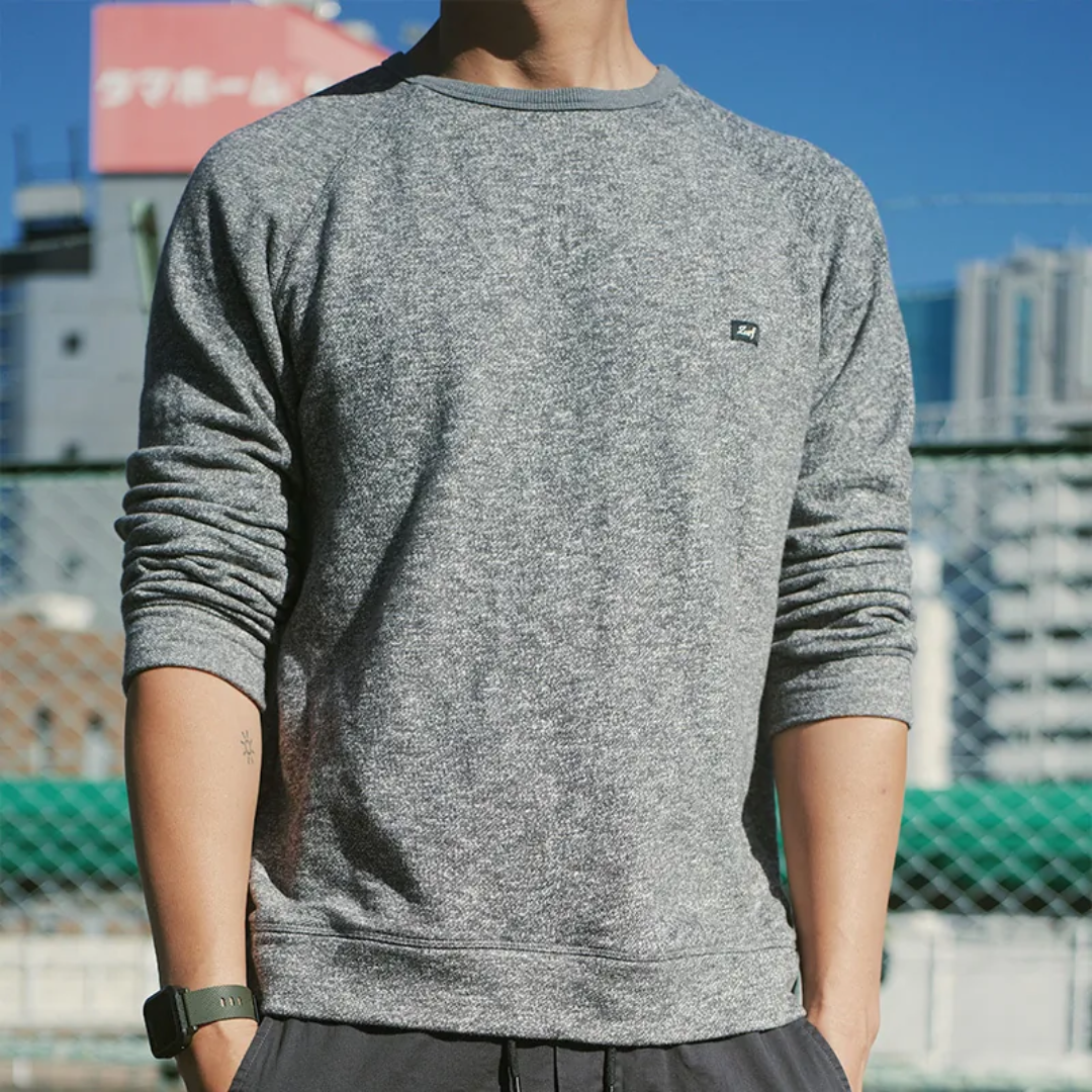 ▲Zurf 休閒寬鬆logo長袖衛衣 [ZT012]