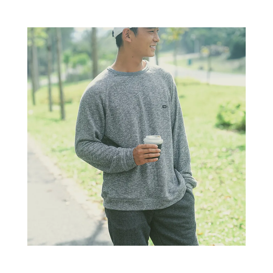 ▲Zurf 休閒寬鬆logo長袖衛衣 [ZT012]