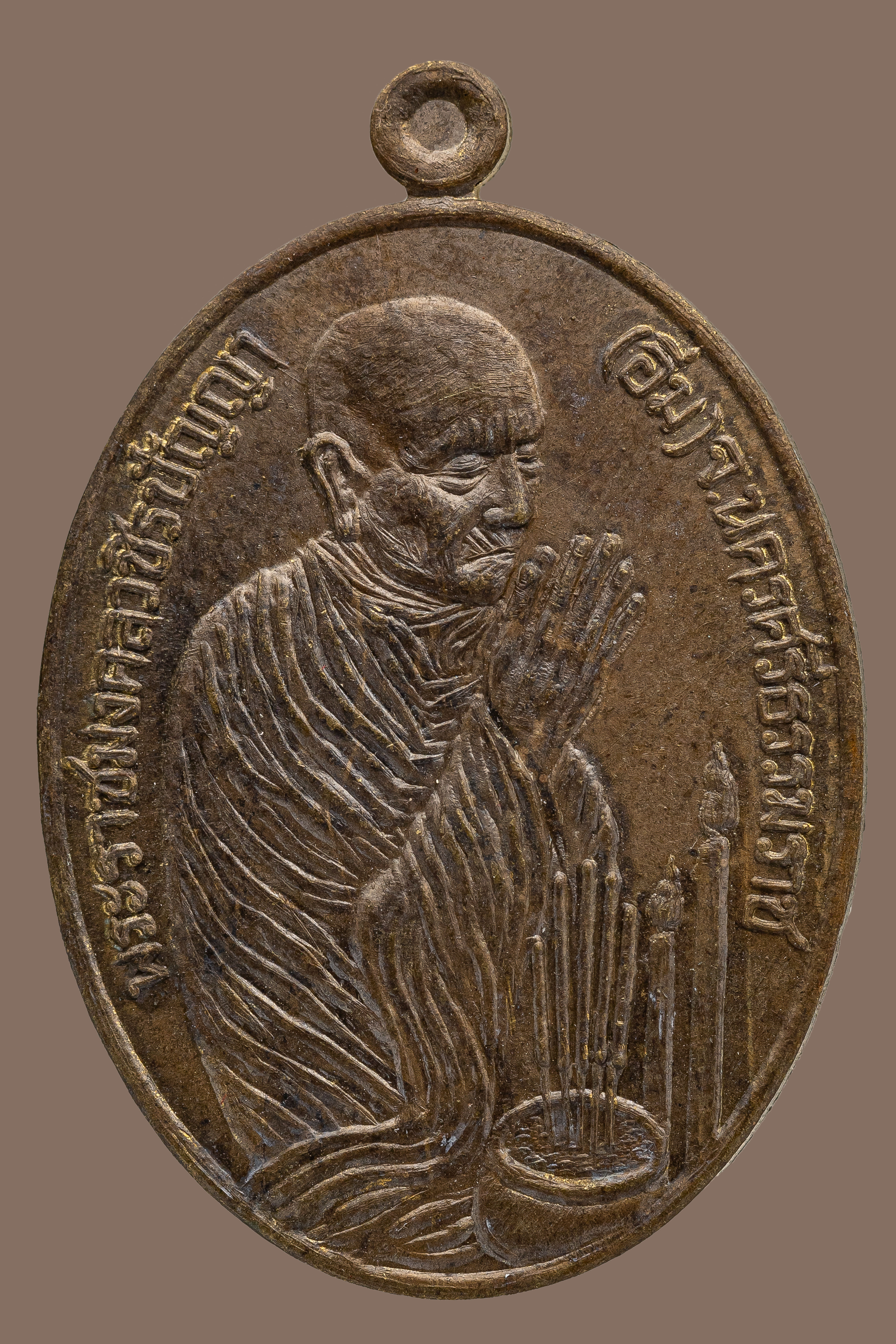 『泰國佛牌』現年108歲高僧『105歲合掌自身』龍普Im 龍普印 瓦通納邁 01241216