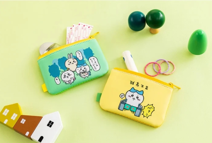 KTQ STORE ‧  日本 Chiikawa 吉伊卡哇 東京車站限定 殘高不足零錢袋 兩個一組 956629