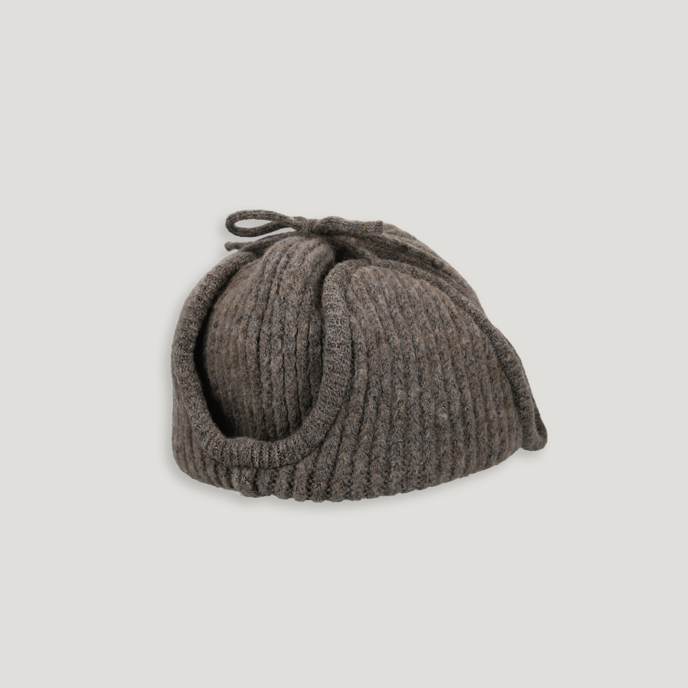 帽子 aclent Ear flap knit cap New Era Cap Black Pom Knit Ear Flap Hat