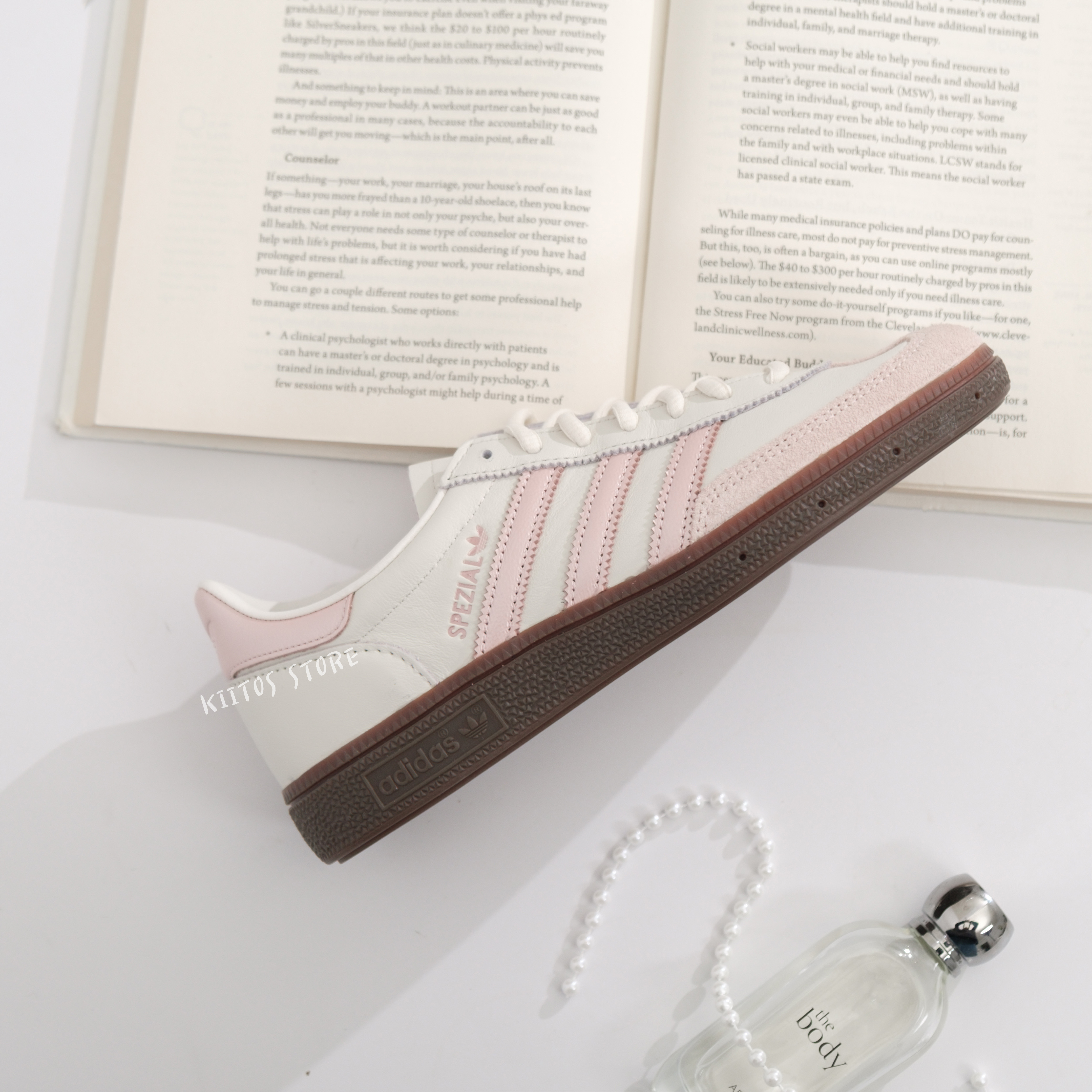 ADIDAS HANDBALL SPEZIAL 珠光粉 亮面 粉嫩配色 女鞋 日本限定 JH8661