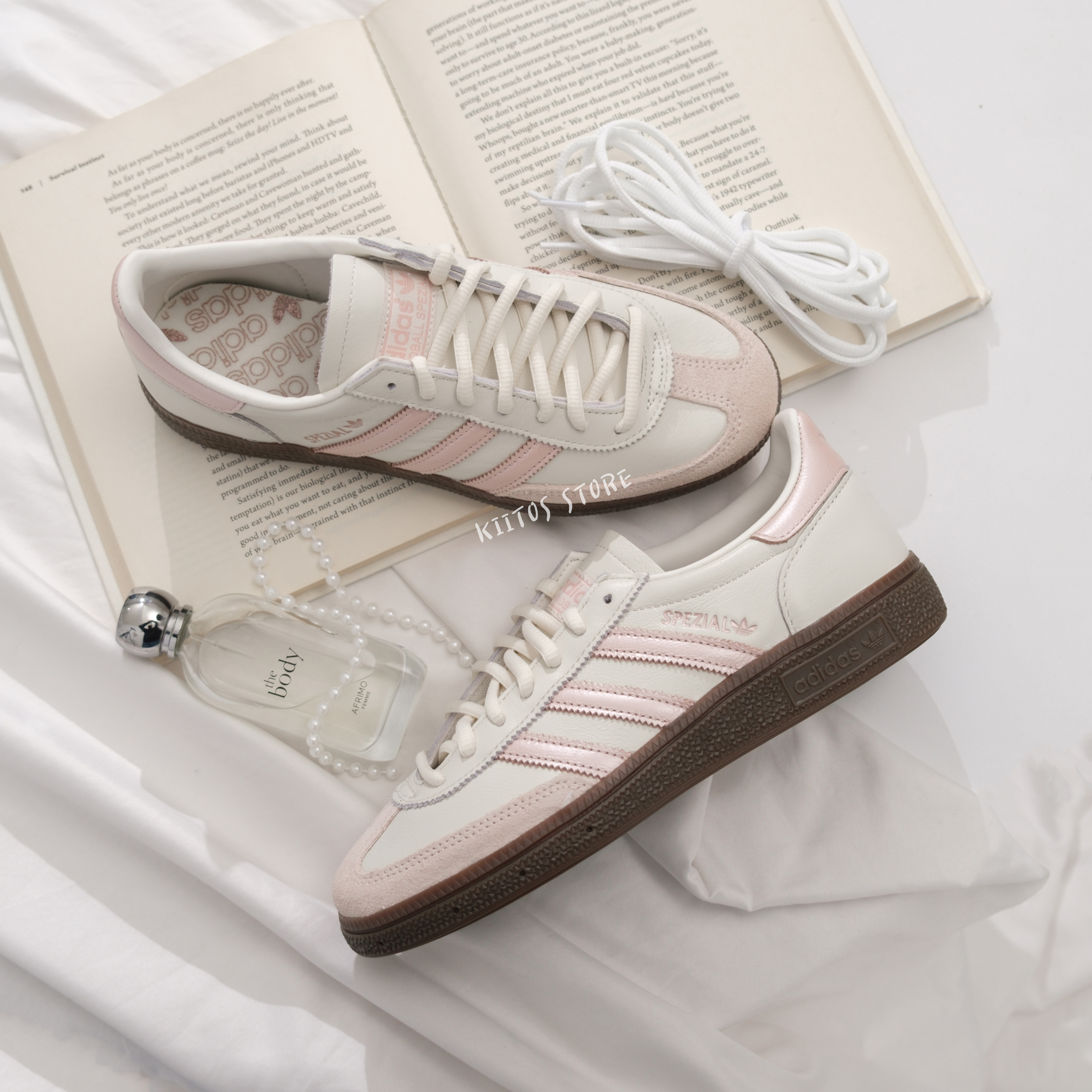 ADIDAS HANDBALL SPEZIAL 珠光粉 亮面 粉嫩配色 女鞋 日本限定 JH8661