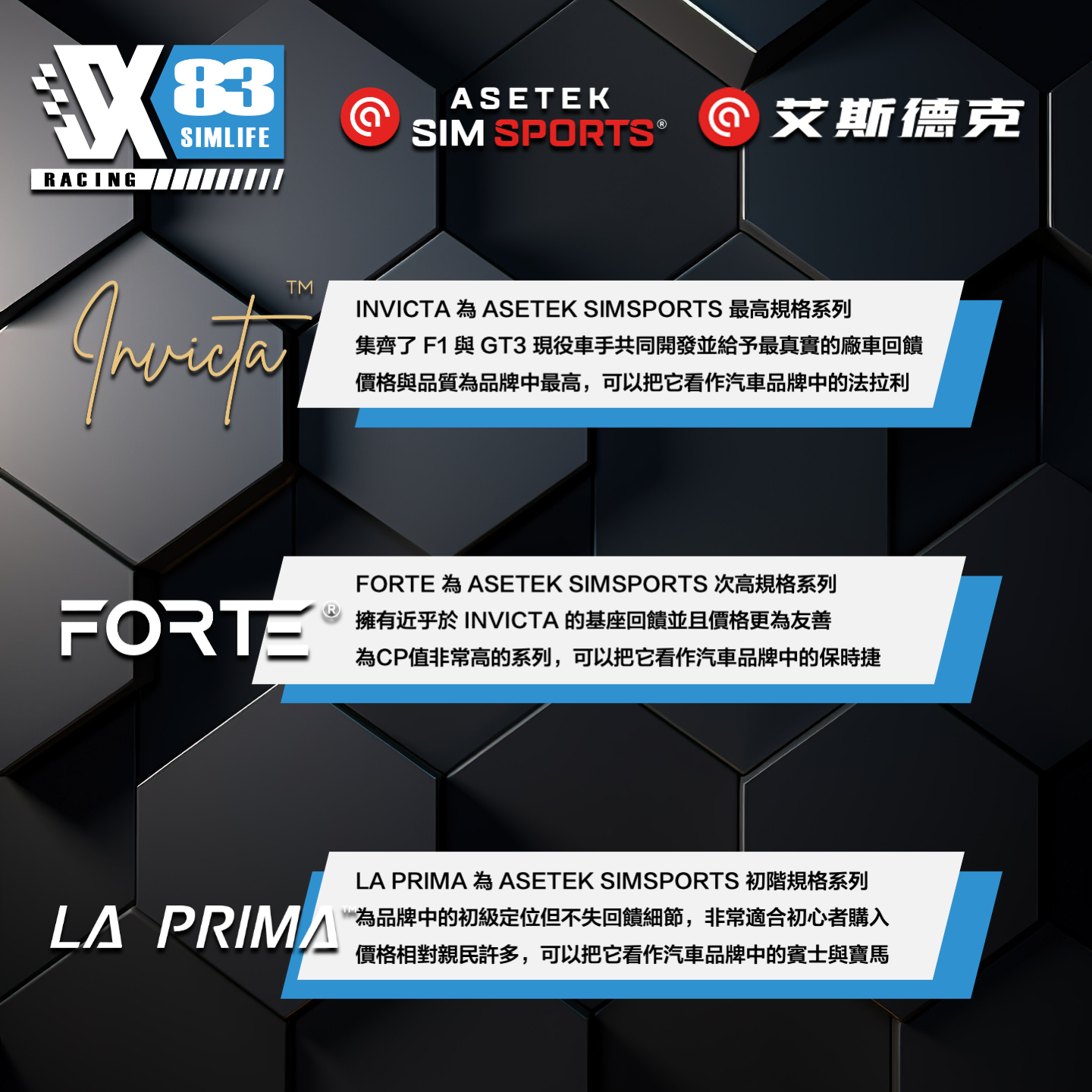 Asetek SimSports® simracing self bundle