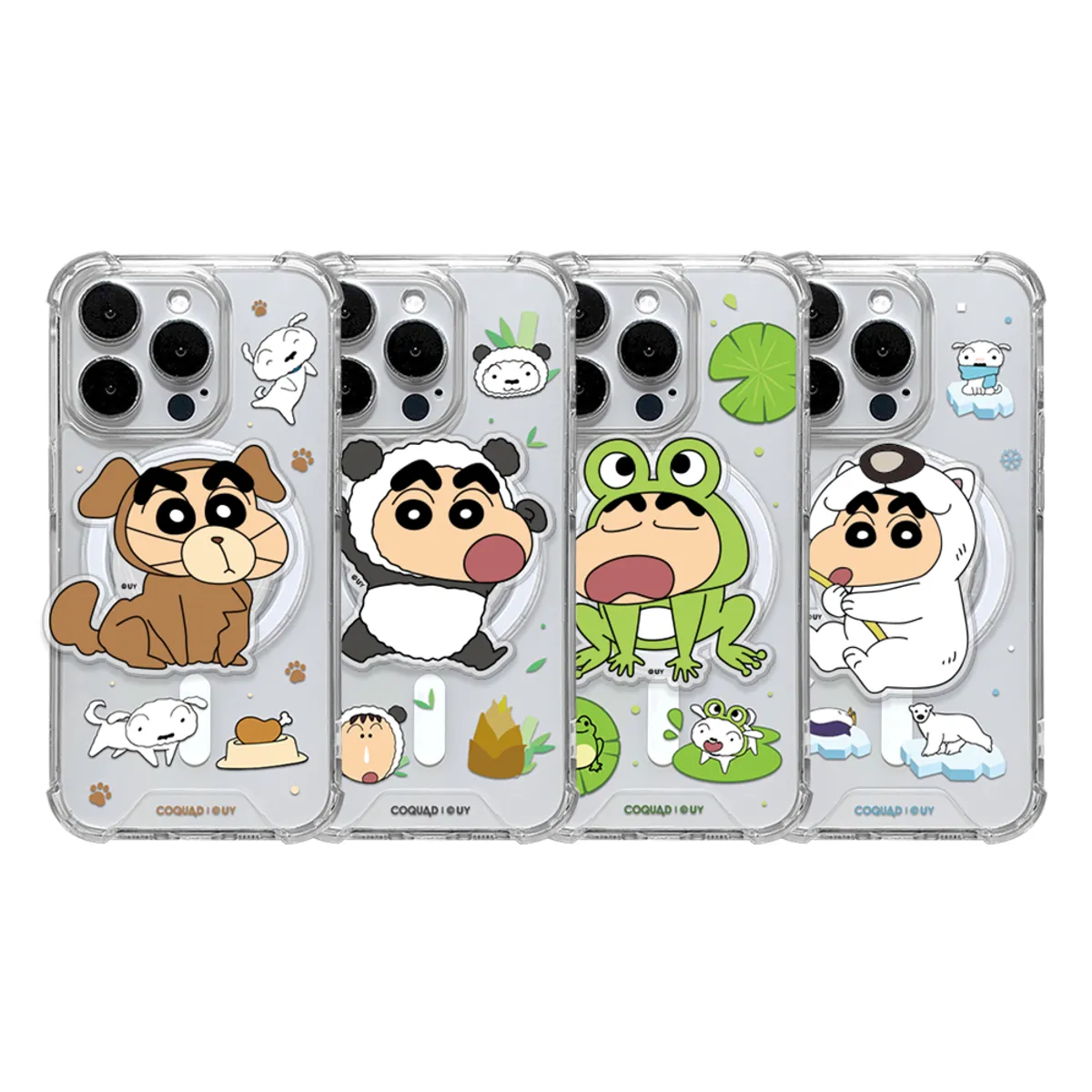 蠟筆小新 - Magsafe Clear Hard Case - 防撞透明磁吸充電手機保護硬殼 CD