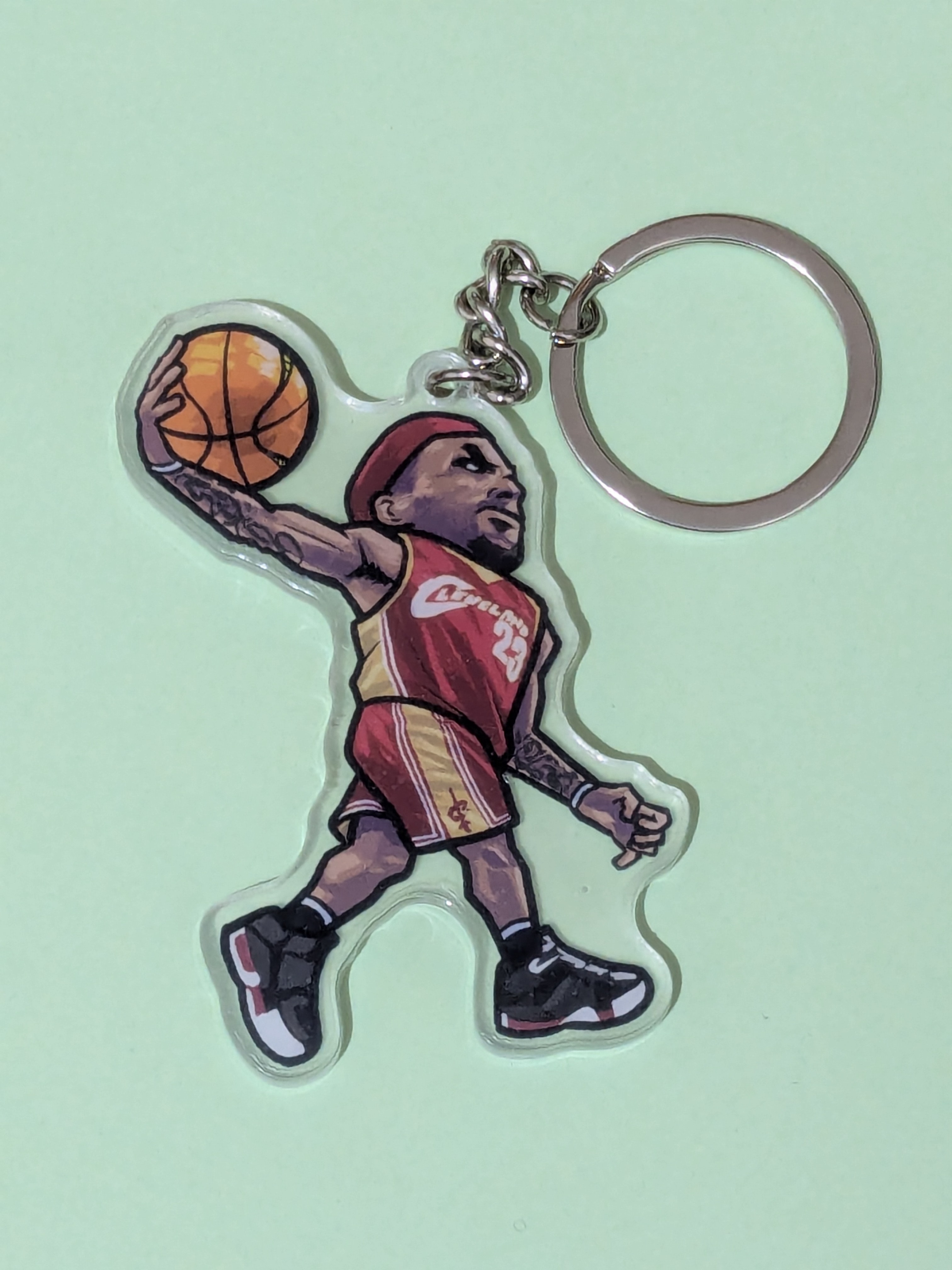 Lebron James Cav 鎖匙扣