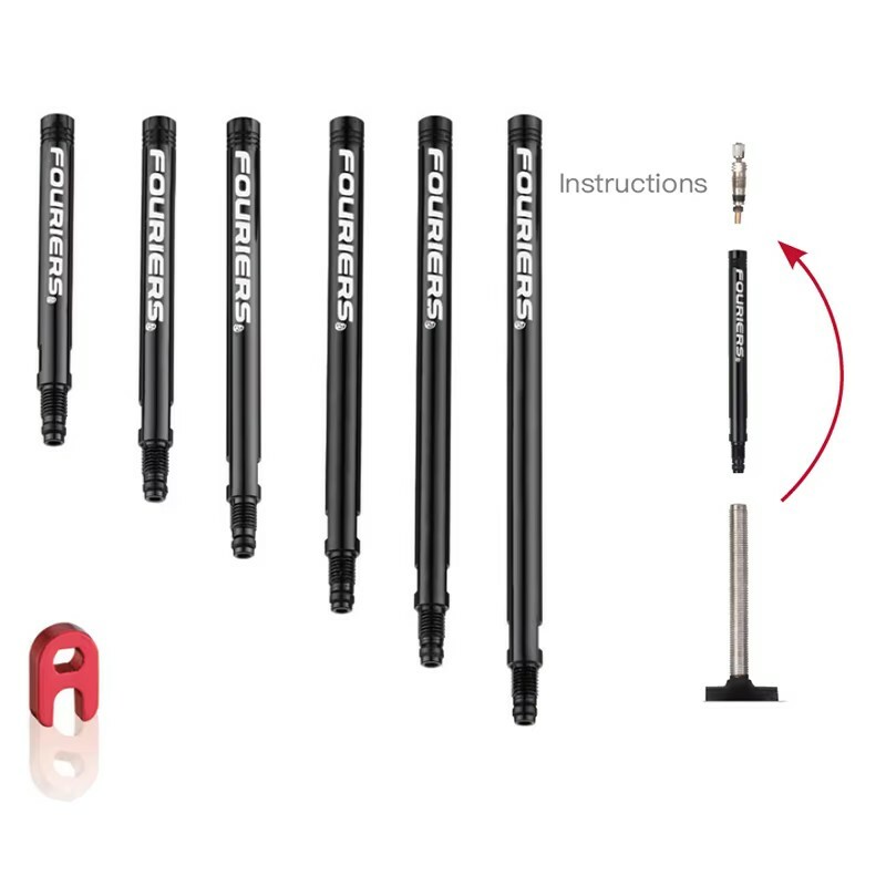 富律業FOURIERS 延長氣嘴 20/30/40/50/60/70 mm 一卡兩支 VL-PE002