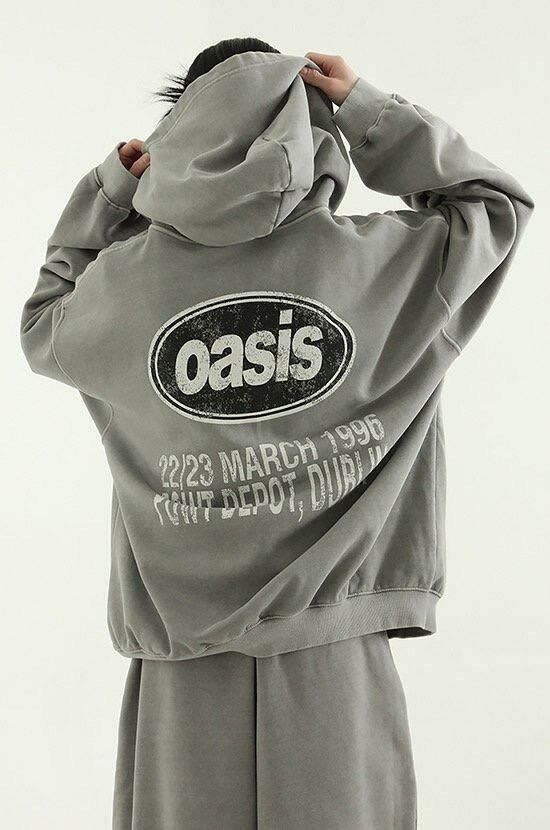 洗水英文字連帽拉鍊外套(薄抓毛底) ARCHIVE-267JK