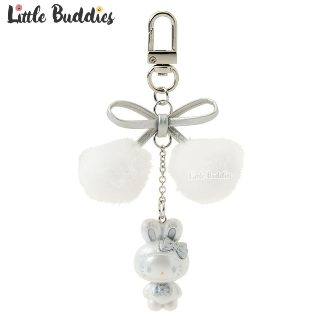 日本 Sanrio 銀白雪兔系列 - 立體公仔吊飾匙扣