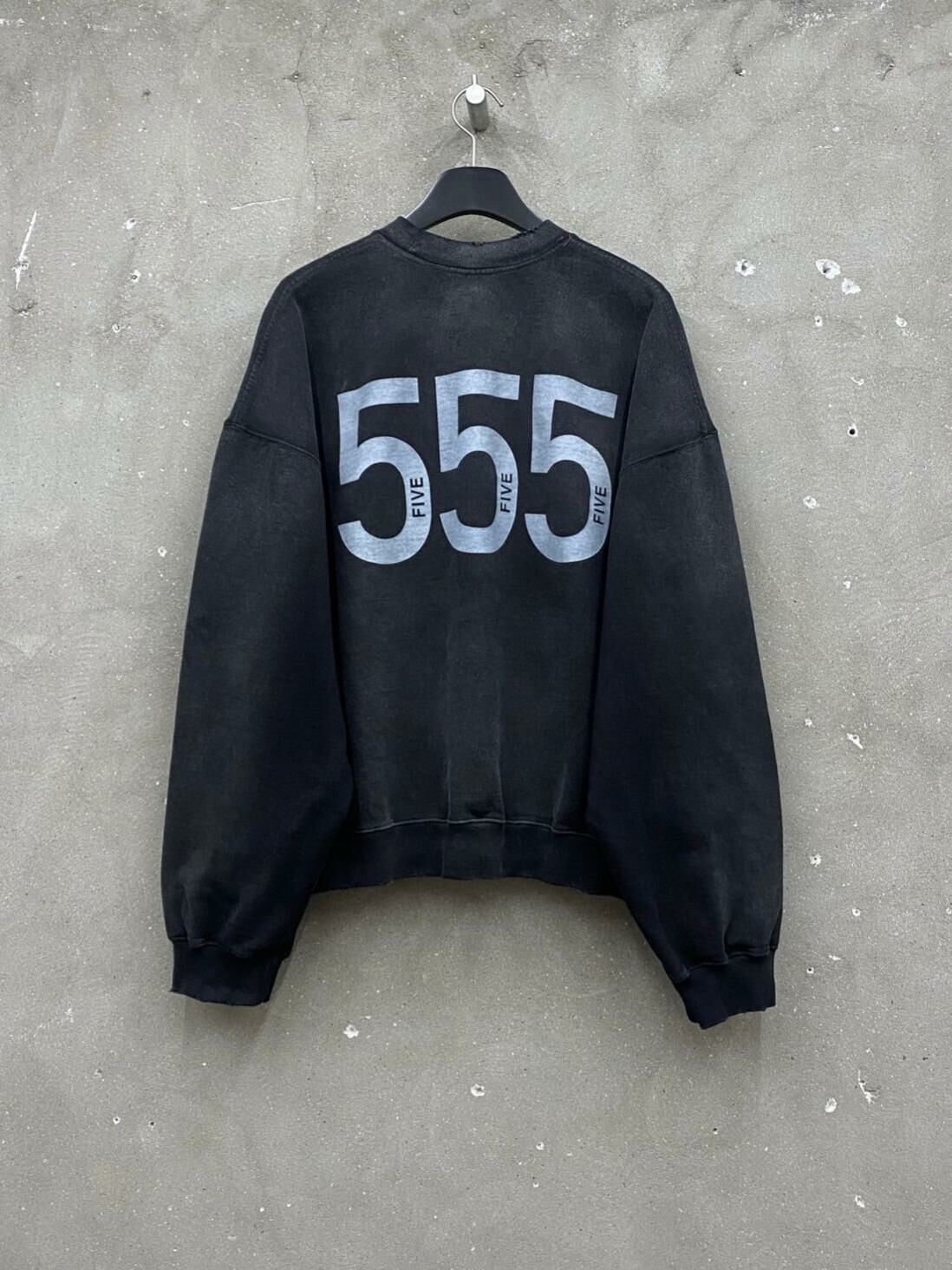 洗水英文字圖案衛衣(薄抓毛底) ARCHIVE-299T