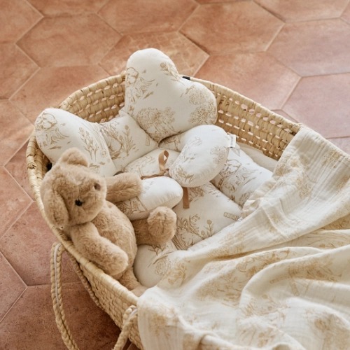 DTD浪漫茹伊印花系列-嬰兒車車墊/頸枕