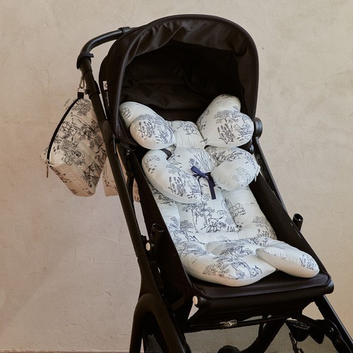 DTD浪漫茹伊印花系列-嬰兒車車墊/頸枕