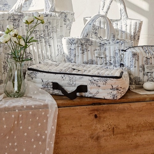 DTD浪漫茹伊印花系列-方形收納旅行包