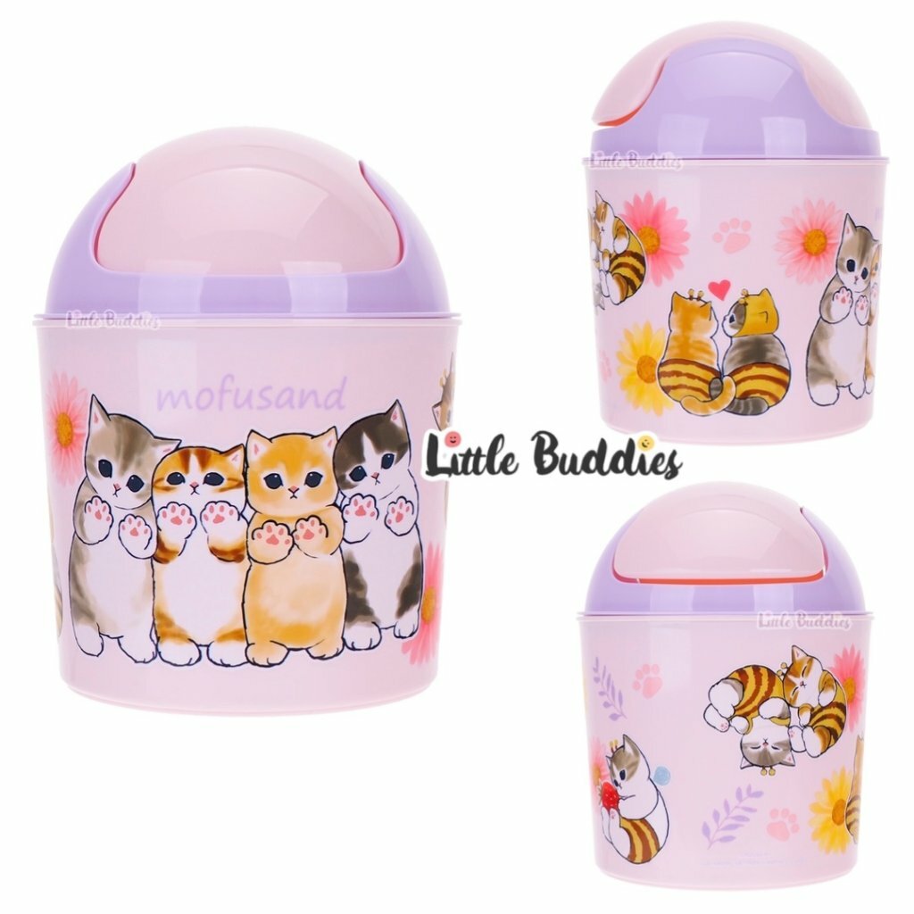 Mofusand 桌上圓形垃圾桶