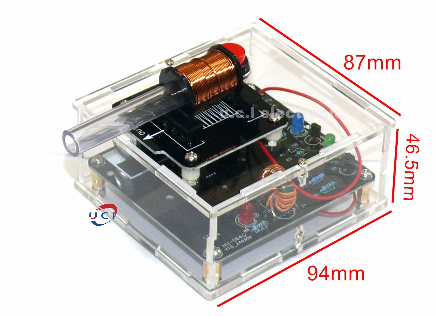 【UCI電子】(二G-2) DIY材料包 DC3V高壓電磁炮DIY套件 焊接電子科學實驗散件 科技小製作