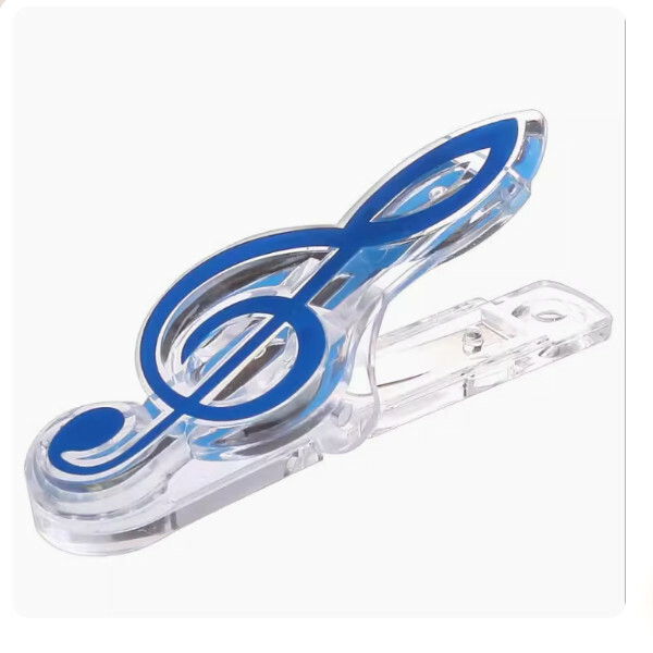 Hot push sheet music holder (note blue)