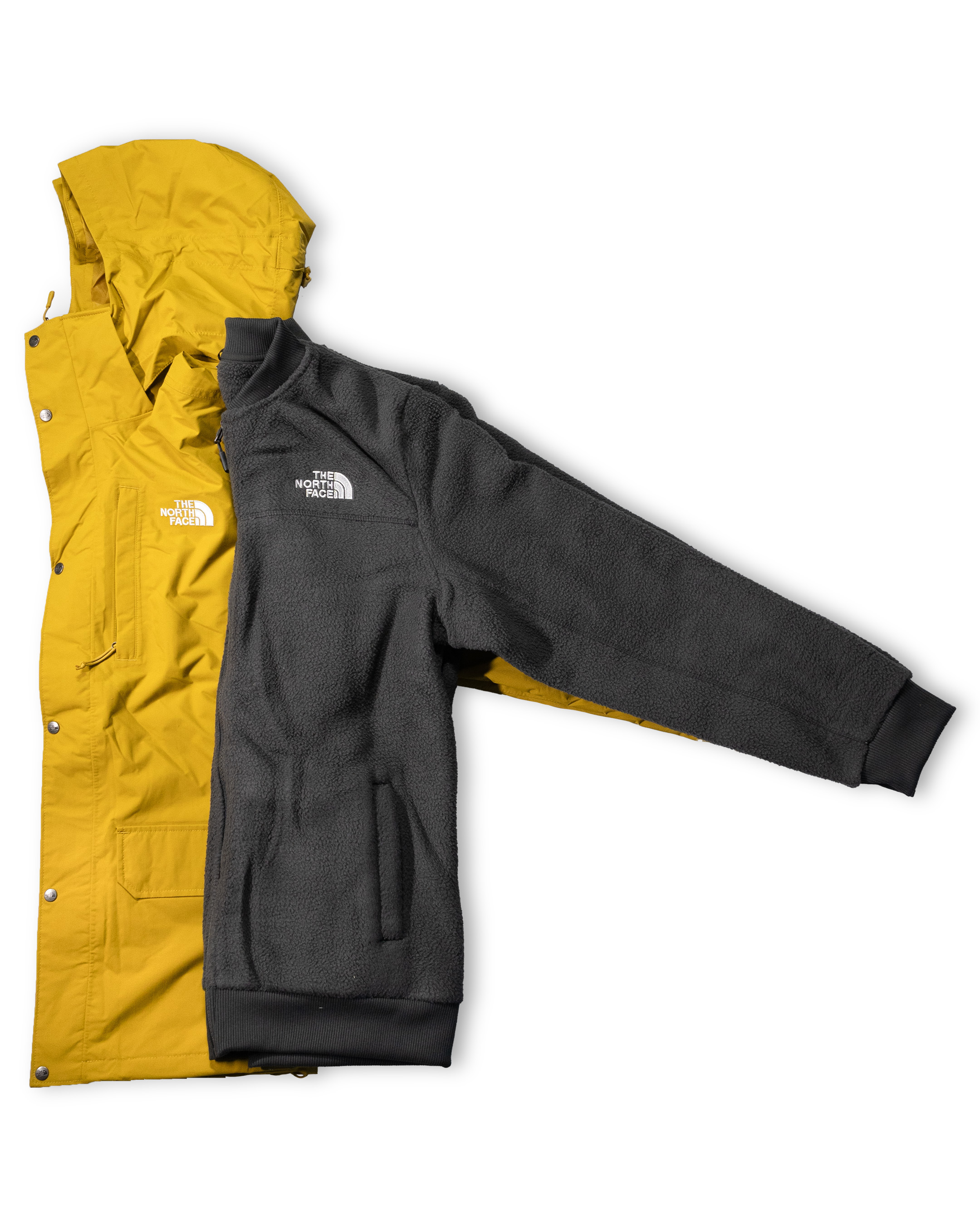 TNF北臉 0183 男 土黃色 3 in 1