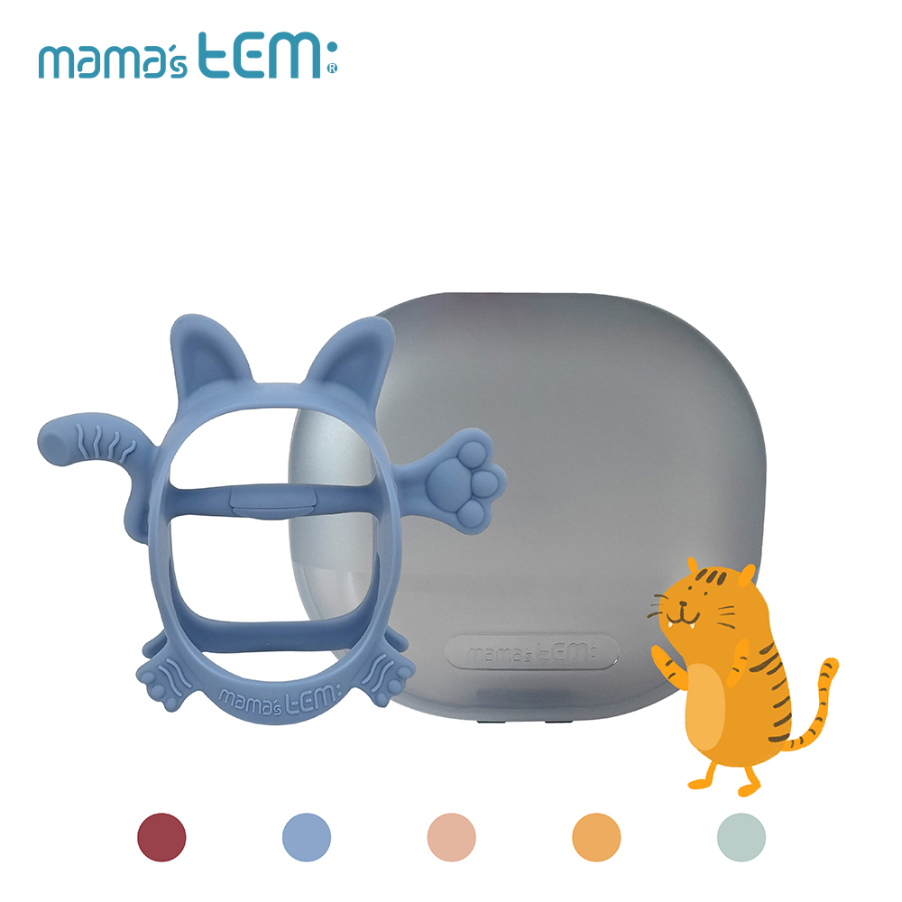 固齒器【翹尾小虎-贈輕量泡泡盒】-韓國MAMA's TEM固齒器